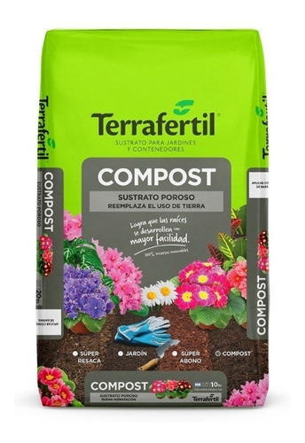 Compost Sustrato Poroso Terra Fertil 10 Dm3 Abono Grow