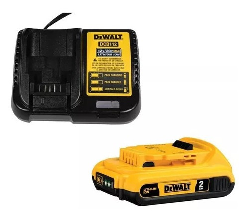 Cargador Dewalt 20v + 1 Bateria Dewalt 2.0ah Litio 20v -e.o.