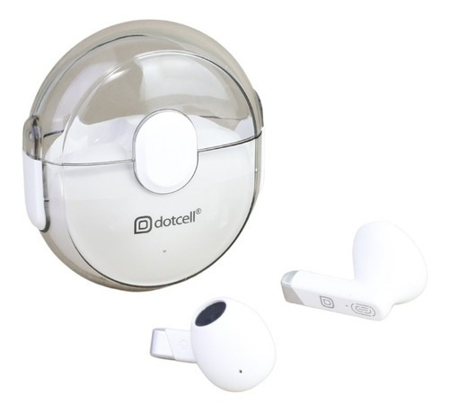 Fones De Ouvido Sem Fio Bluetooth Tws Com Microfone Trabalho Cor Branco Cor da luz Branco