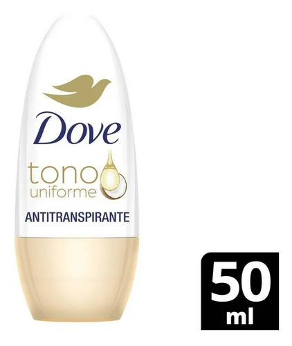 2 Pza Antitranspirante Dove Clear Tone En Roll On Para Dama