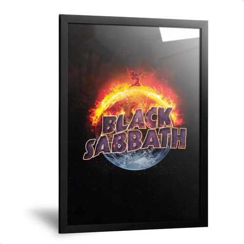 Cuadro Black Sabbath Ozzy Osbourne Rock Heavy Metal 35x50cm