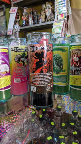 Veladora El Diablo Logra Tus Metas Deseos Mas Fácil + Regalo