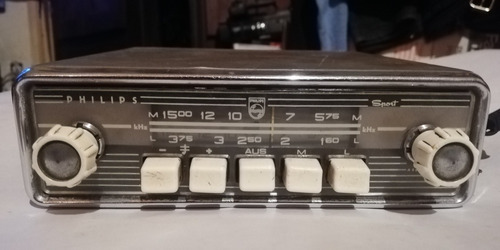 Radio De Auto Clásico Antiguo Philips Sport Años 60 (Usado)