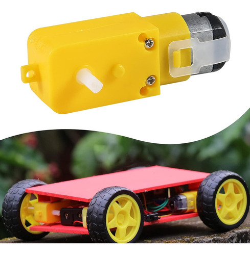 10 Pzas Motorreductor Recto 48:1 2 Ejes Para Arduino