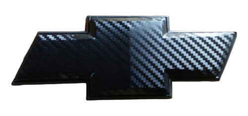 Emblema Compuerta Chevrolet Dmax Negro Diseño Fibra Carbono