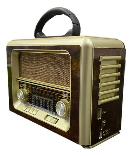 Radio Vintage Clásico Recargable