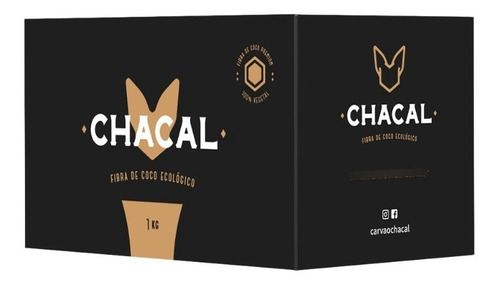 Carvão De Coco Para Narguile Chacal Hexagonal 1kg