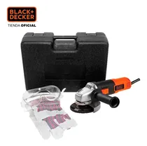 Comprar Esmeril Angular 4 1\u002F2  820w Con Estuche Y Accesorios Black &