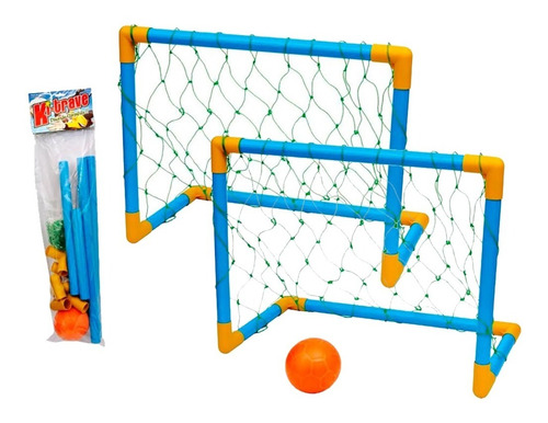 Trave Futebol Ki-trave (2 Mini Trave (gol) E Mini Bola)