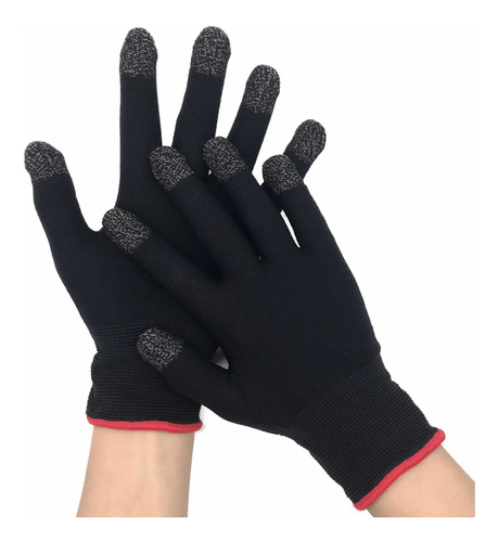 Guantes Gatillos Joystick Gamer Ajustable + Dedales Tactil