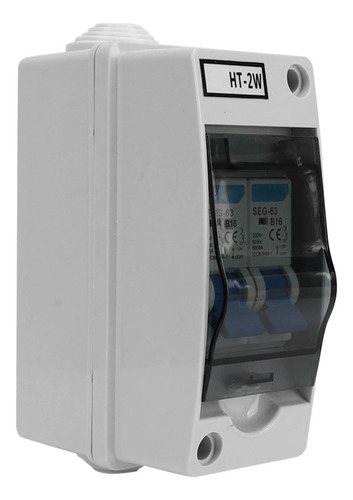 Disyuntor De 2 Vías Con Protección Mcb Y Distribución A Prue