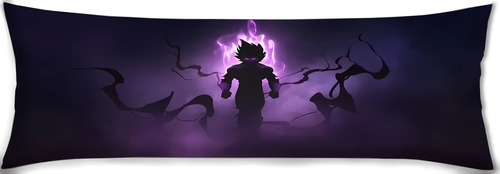 Cojin Almohada Larga Dbz Vegeta Silueta Ultra Ego 45x110cm