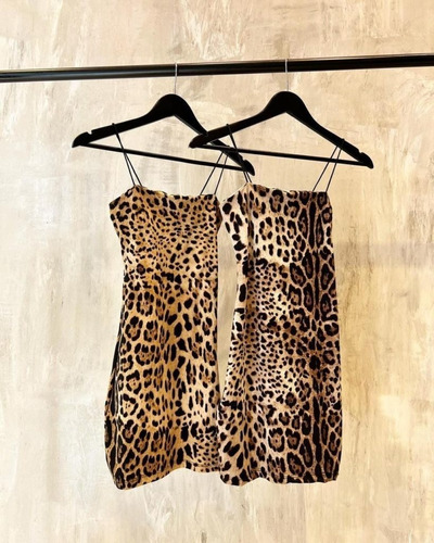 Vestido Cordon - Animal Print - Leopardo