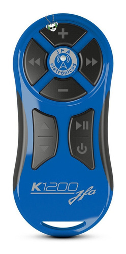 Controle Remoto Longa Distancia Jfa K1200 Metros Universal Cor Azul Com Os Botões Preto