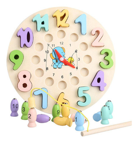 Relógio Infantil Brinquedo Tempo De Aprendizagem Brinquedo