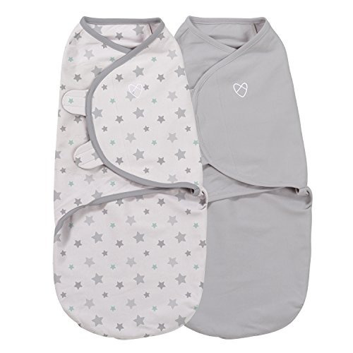 Swaddleme Orgánico Original Swaddle 2pk Estrellado Cielo Sm