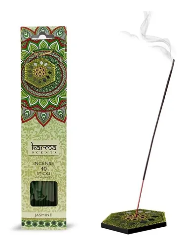 Incienso Sahumerios India 40 X Caja Aromas Karma Fragancia Jasmine
