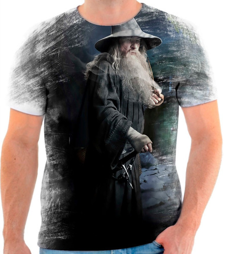 Camiseta Camisa Senhor Dos Anéis Gandalf Frete Grátis