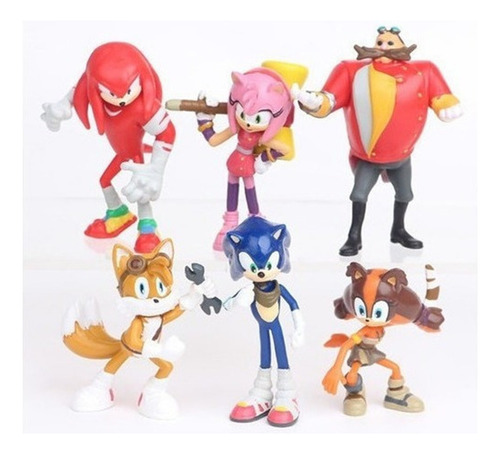 Mh Kit 12 Miniaturas Super Sonic Boom Tails Robotnik