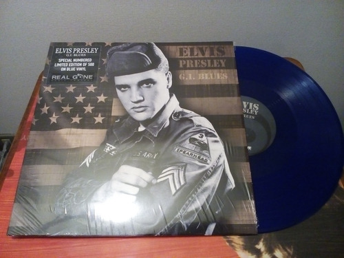 Elvis Presley G.i Blues (1960) Vinilo Azul 12  Ed. Especial