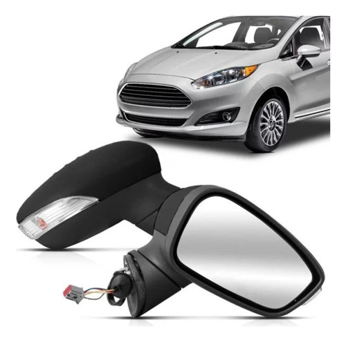 Espejo Externo Ford Fiesta 11/19 Izquierdo Electrico