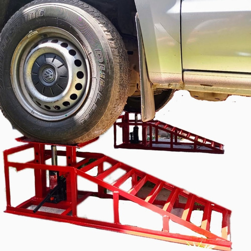 Imagen 3 de 10 de Elevador Para Autos Y Camionetas - Rampa Hidráulica - 2 Ton