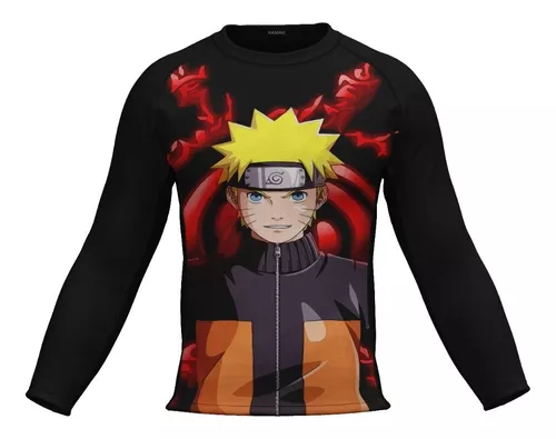 Camiseta Naruto Akatsuki Manga Longa - Centro Fashion