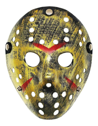 Máscara Jason Voorhees, Mxjgd-001, 1 Pza. 25x18x5 Cm, Plásti