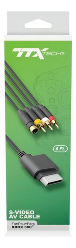 Cable S-video Av Para Xbox 360 Ttx Tech