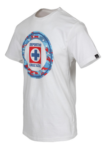 Imagen 1 de 7 de Playera Oficial Cruz Azul Logo Camu Adulto Producto Original