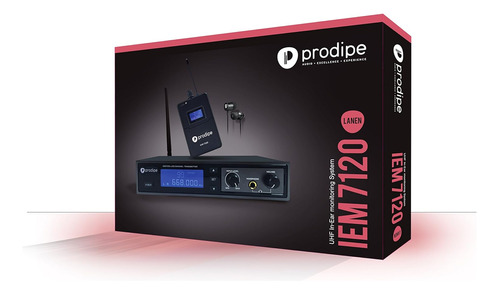 Prodipe Iem7120 - Monitor Inalámbrico, 100 Canales Uhf