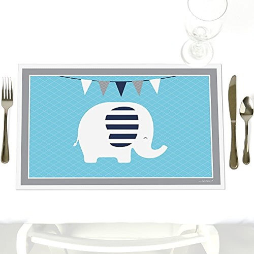 Big Dot Of Happiness Blue Elephant Party Decoraciones De Mes