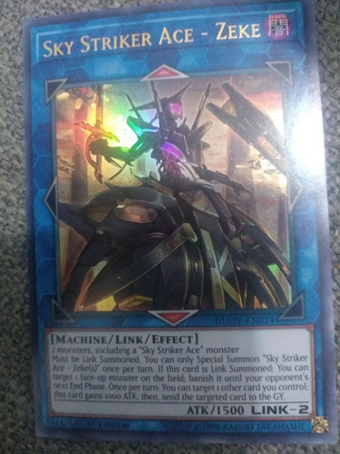 Sky Striker Ace - Zeke Ultra Rare Yugioh