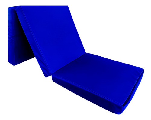 Colchoneta Plegable Gimnasia Pilates 180x60x10cm Color Azul