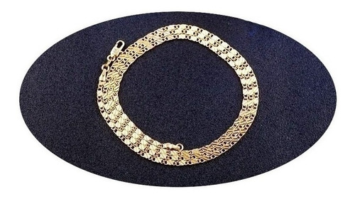 Cadena Collar Oro 18k Hombre Mujer Hip-hop Elegante 28p.