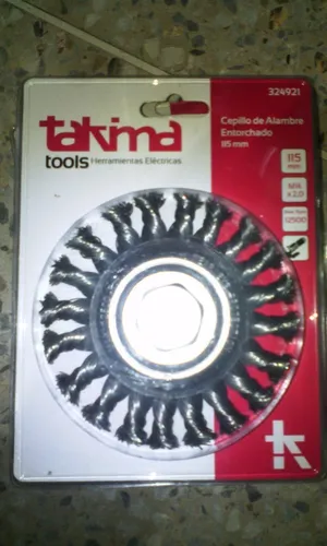 comprar Cepillo Circular Entorchado 115mm Takima 