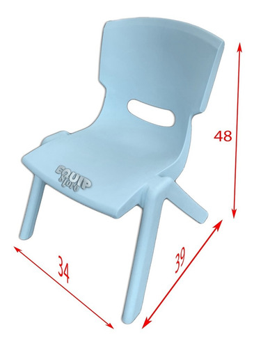 Silla Sillita Plastico Apilable Infantil Niños Colores