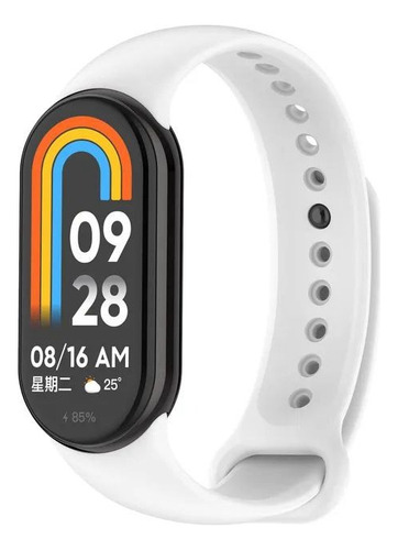 Malla Para Mi Smart Band 8 9 Xiaomi 1.62 Enganche Acero Blanco 0 Cm