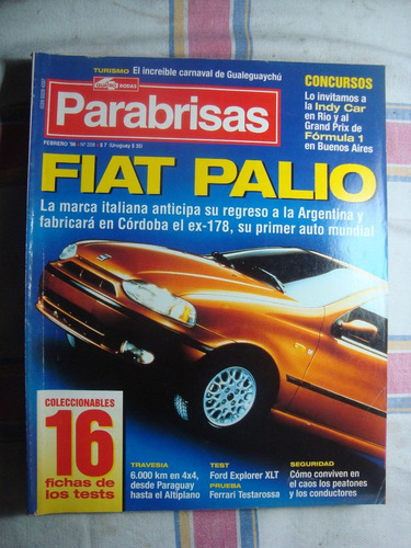 Parabrisas 208 Fiat Palio Ford Explorer Xlt Ferrari Testaros