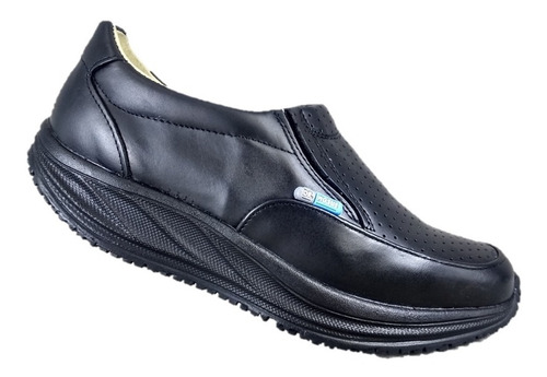 Zapatos Negros Ergonómicos Cómodos Enfermeras Chef 1006 Naty