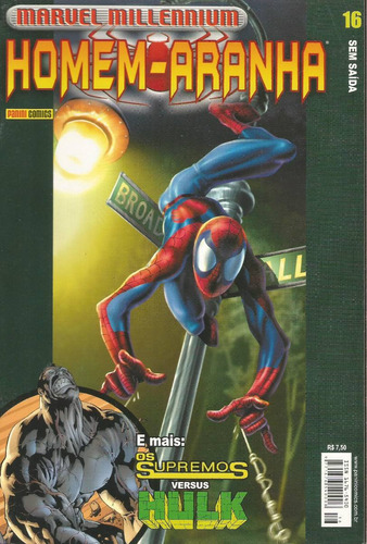 Homem-aranha Marvel Millennium 16 Panini Bonellihq Cx188 M20