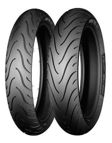 Kit Cubiertas Michelin Pilot Street 80 100 14 + 250 17 - Sti
