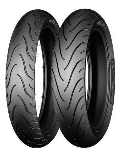 Kit Cubiertas Michelin Pilot Street 80 100 14 + 250 17 Sti