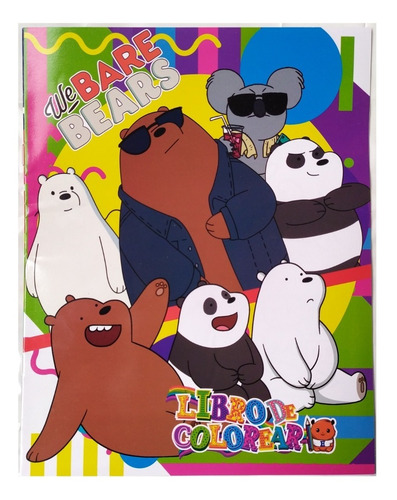 Osos Escandalosos Bears Paq 20 Libros Colorear Iluminar Bare