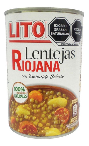 Lenteja Rioja Litoral Lata 425g