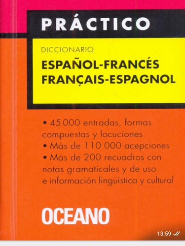 Práctico Diccionario Español-frances