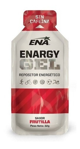 Enargy Gel (12 Un) Ena - Repositor Energético Sabor Frutilla