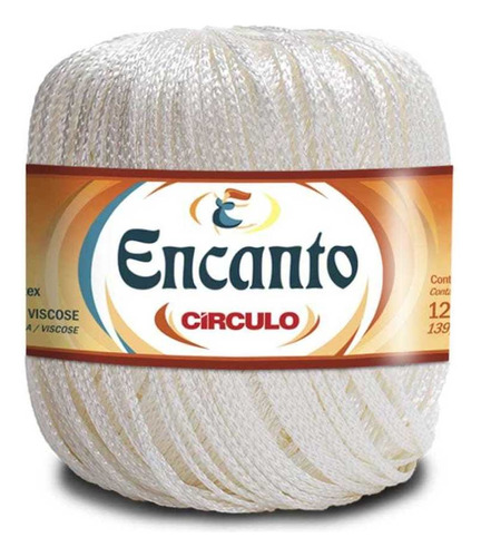 Fio Encanto Circulo Máximo Briho Acabamentos E Franjas Cor 8176-off White