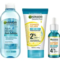 Comprar Kit Garnier Rutina Express Aclara Anti Acné Con Ácido Salicí