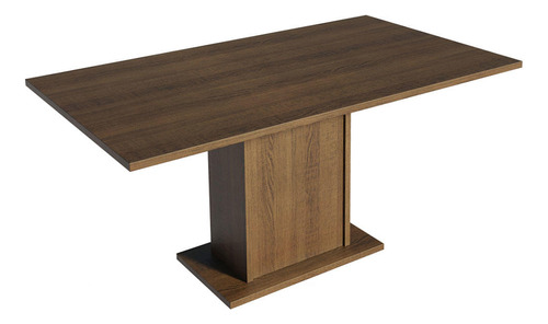 Mesa De Comedor Rectangular Madesa Tapa De Madera 5275 - Mar